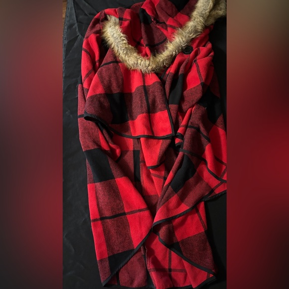 Women’s plaid little red riding Hood cape 5XL - Picture 2 of 6
